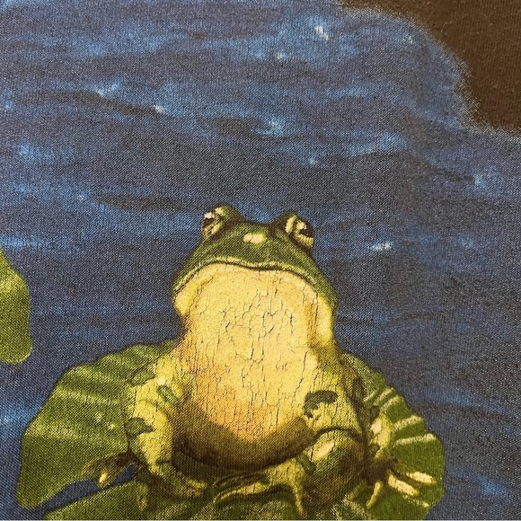 BUD Budweiser Frog Your Pad or Mine Vintage Black T-Shirt for Men Size XL - Picture 12 of 12